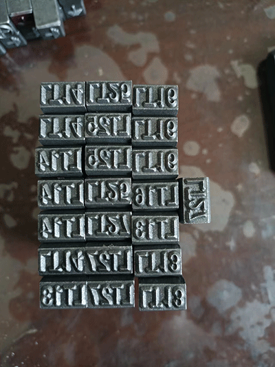 Alphabet Stamping